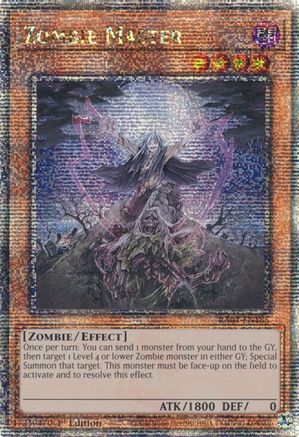 Image of Zombie Master (Quarter Century Secret Rare) [RA03-EN185] Quarter Century Secret Rare