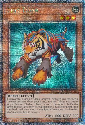 Image of Test Tiger (Quarter Century Secret Rare) [RA03-EN189] Quarter Century Secret Rare
