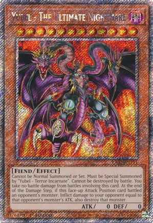 Image of Yubel - The Ultimate Nightmare (Platinum Secret Rare) [RA03-EN191] Platinum Secret Rare