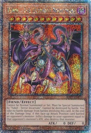 Image of Yubel - The Ultimate Nightmare (Quarter Century Secret Rare) [RA03-EN191] Quarter Century Secret Rare