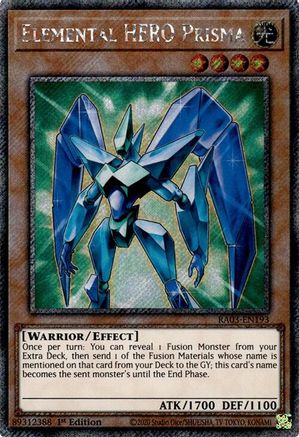 Image of Elemental HERO Prisma (Platinum Secret Rare) [RA03-EN193] Platinum Secret Rare