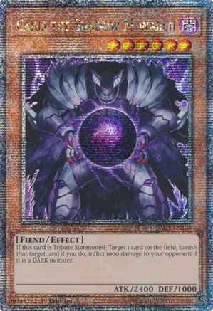 Image of Caius the Shadow Monarch (Quarter Century Secret Rare) [RA03-EN194] Quarter Century Secret Rare