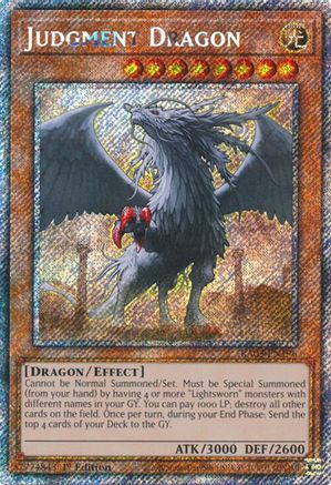 Image of Judgment Dragon (Platinum Secret Rare) [RA03-EN196] Platinum Secret Rare