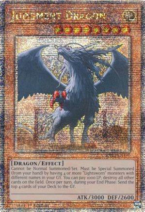 Image of Judgment Dragon (Quarter Century Secret Rare) [RA03-EN196] Quarter Century Secret Rare