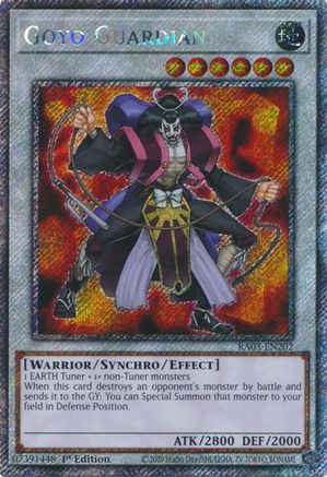 Image of Goyo Guardian (Platinum Secret Rare) [RA03-EN202] Platinum Secret Rare