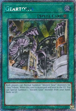 Image of Geartown (Platinum Secret Rare) [RA03-EN203] Platinum Secret Rare