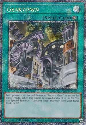 Image of Geartown (Quarter Century Secret Rare) [RA03-EN203] Quarter Century Secret Rare