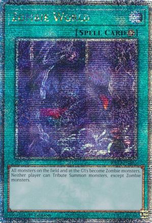 Image of Zombie World (Quarter Century Secret Rare) [RA03-EN205] Quarter Century Secret Rare