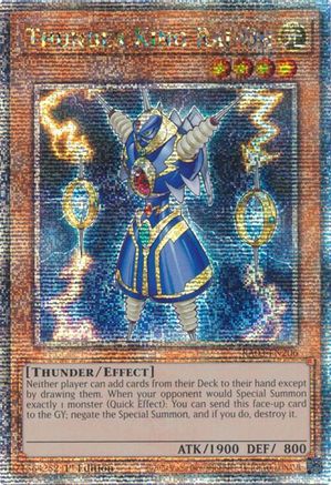Image of Thunder King Rai-Oh (Quarter Century Secret Rare) [RA03-EN206] Quarter Century Secret Rare