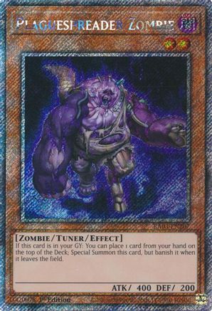 Image of Plaguespreader Zombie (Platinum Secret Rare) [RA03-EN207] Platinum Secret Rare