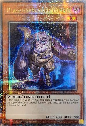 Image of Plaguespreader Zombie (Quarter Century Secret Rare) [RA03-EN207] Quarter Century Secret Rare