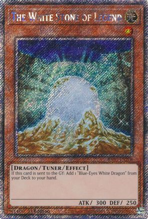 Image of The White Stone of Legend (Platinum Secret Rare) [RA03-EN208] Platinum Secret Rare