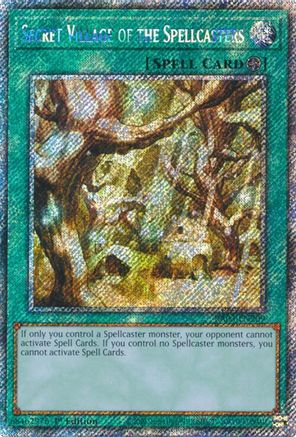 Image of Secret Village of the Spellcasters (Platinum Secret Rare) [RA03-EN209] Platinum Secret Rare