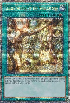 Image of Secret Village of the Spellcasters (Quarter Century Secret Rare) [RA03-EN209] Quarter Century Secret Rare