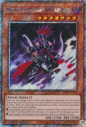 Image of Gorz the Emissary of Darkness (Platinum Secret Rare) [RA03-EN210] Platinum Secret Rare