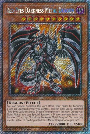 Image of Red-Eyes Darkness Metal Dragon (Platinum Secret Rare) [RA03-EN212] Platinum Secret Rare
