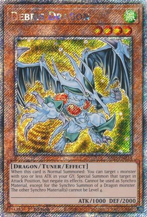 Image of Debris Dragon (Platinum Secret Rare) [RA03-EN214] Platinum Secret Rare