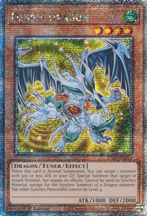 Image of Debris Dragon (Quarter Century Secret Rare) [RA03-EN214] Quarter Century Secret Rare