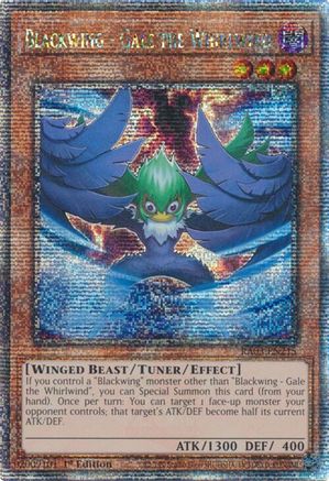 Image of Blackwing - Gale the Whirlwind (Quarter Century Secret Rare) [RA03-EN215] Quarter Century Secret Rare