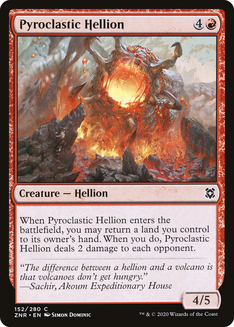 Image of Pyroclastic Hellion [Zendikar Rising]