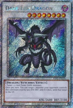 Image of Dark End Dragon (Platinum Secret Rare) [RA03-EN216] Platinum Secret Rare