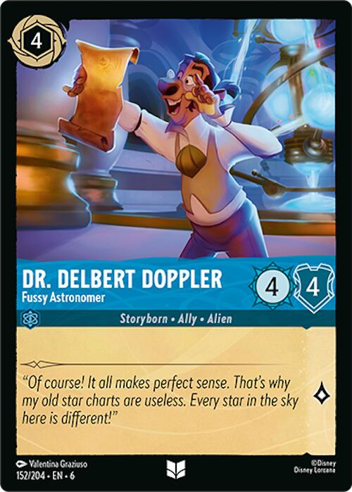 Image of Dr. Delbert Doppler - Fussy Astronomer (152/204) [Azurite Sea]
