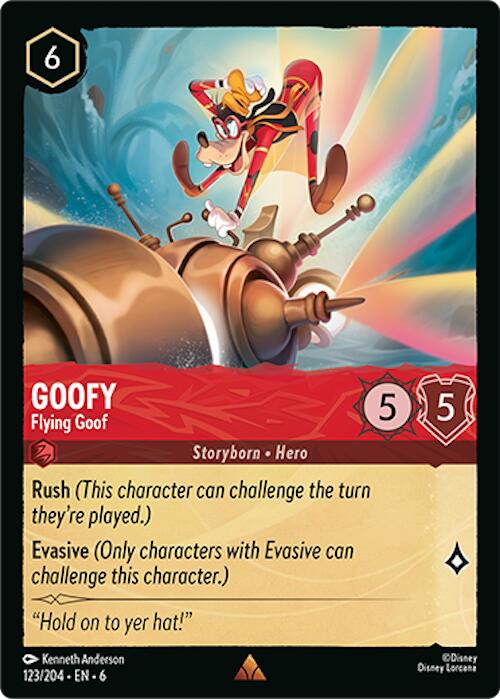 Image of Goofy - Flying Goof (123/204) [Azurite Sea]