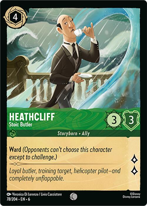 Image of Heathcliff - Stoic Butler (78/204) [Azurite Sea]
