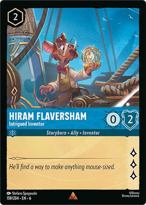 Image of Hiram Flaversham - Intrigued Inventor (159/204) [Azurite Sea]