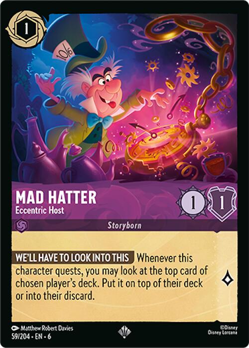 Image of Mad Hatter - Eccentric Host (59/204) [Azurite Sea]