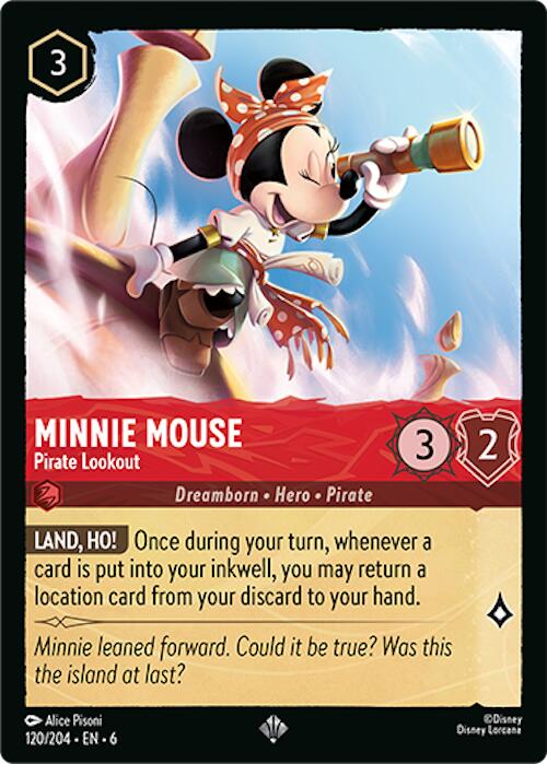 Image of Minnie Mouse - Pirate Lookout (120/204) [Azurite Sea]