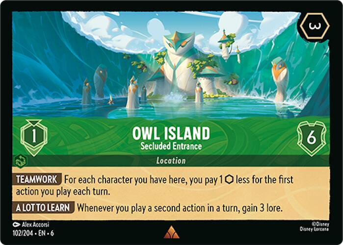 Image of Owl Island - Secluded Entrance (102/204) [Azurite Sea]