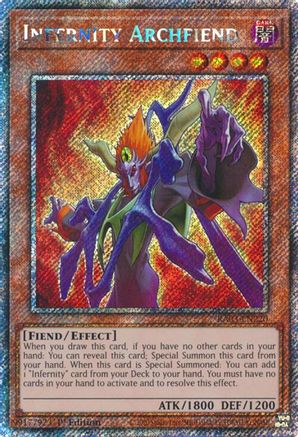 Image of Infernity Archfiend (Platinum Secret Rare) [RA03-EN220] Platinum Secret Rare