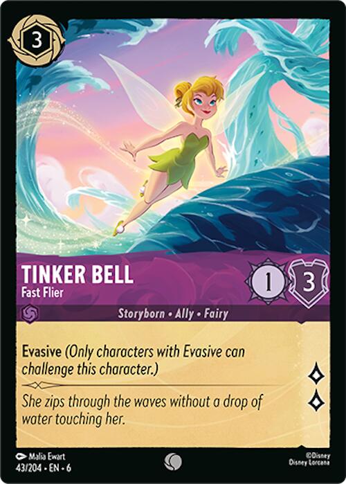 Image of Tinker Bell - Fast Flier (43/204) [Azurite Sea]
