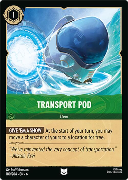Image of Transport Pod (100/204) [Azurite Sea]