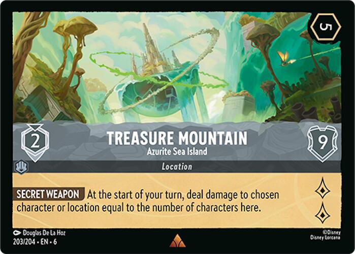 Image of Treasure Mountain - Azurite Sea Island (203/204) [Azurite Sea]