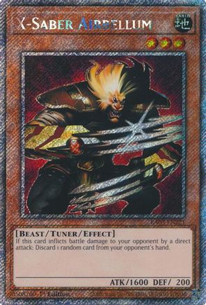 Image of X-Saber Airbellum (Platinum Secret Rare) [RA03-EN221] Platinum Secret Rare