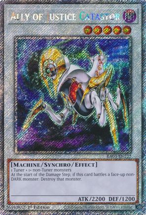 Image of Ally of Justice Catastor (Platinum Secret Rare) [RA03-EN222] Platinum Secret Rare