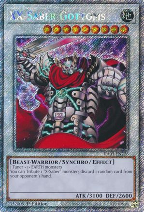 Image of XX-Saber Gottoms (Platinum Secret Rare) [RA03-EN226] Platinum Secret Rare