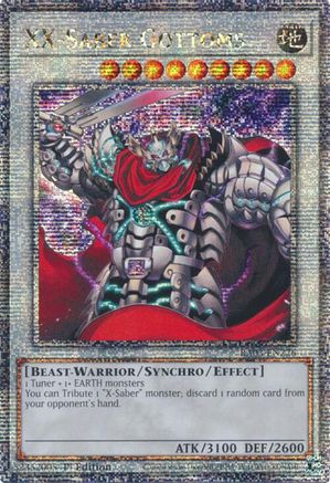 Image of XX-Saber Gottoms (Quarter Century Secret Rare) [RA03-EN226] Quarter Century Secret Rare