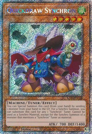 Image of Quickdraw Synchron (Platinum Secret Rare) [RA03-EN228] Platinum Secret Rare