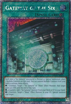 Image of Gateway of the Six (Platinum Secret Rare) [RA03-EN229] Platinum Secret Rare