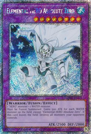 Image of Elemental HERO Absolute Zero (Platinum Secret Rare) [RA03-EN231] Platinum Secret Rare