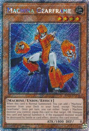 Image of Machina Gearframe (Platinum Secret Rare) [RA03-EN234] Platinum Secret Rare