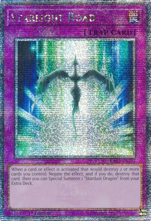 Image of Starlight Road (Quarter Century Secret Rare) [RA03-EN235] Quarter Century Secret Rare