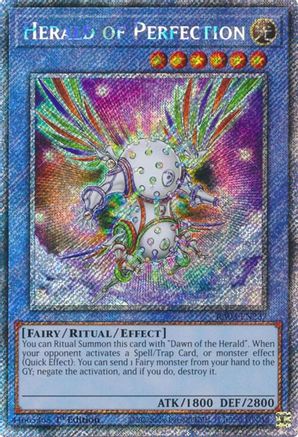 Image of Herald of Perfection (Platinum Secret Rare) [RA03-EN237] Platinum Secret Rare
