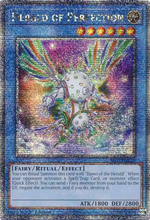 Image of Herald of Perfection (Quarter Century Secret Rare) [RA03-EN237] Quarter Century Secret Rare