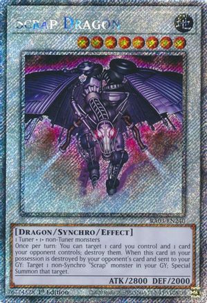 Image of Scrap Dragon (Platinum Secret Rare) [RA03-EN240] Platinum Secret Rare