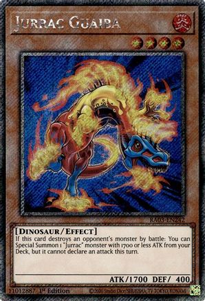 Image of Jurrac Guaiba (Platinum Secret Rare) [RA03-EN242] Platinum Secret Rare