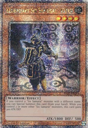 Image of Legendary Six Samurai - Kizan (Quarter Century Secret Rare) [RA03-EN249] Quarter Century Secret Rare